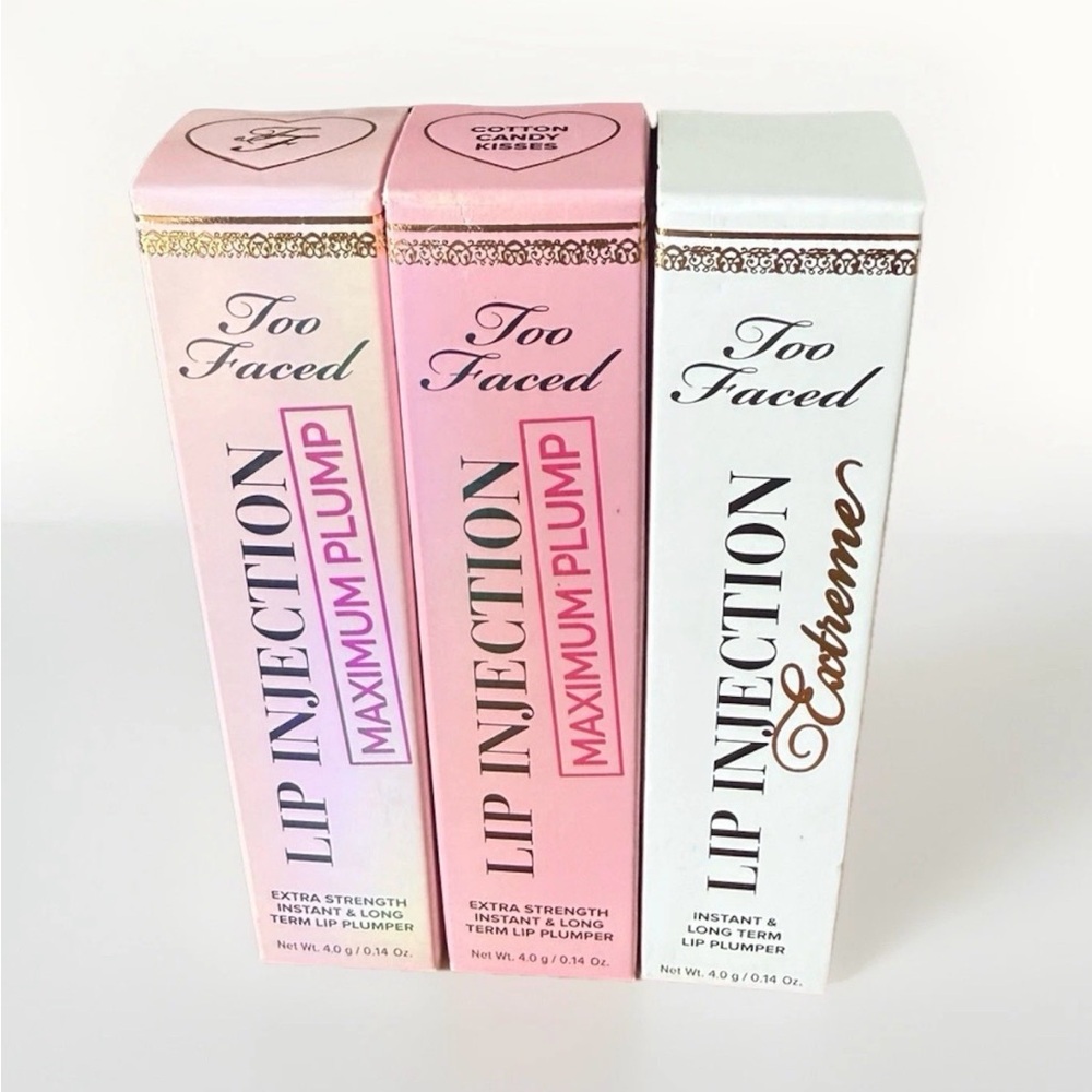 Too Faced Lip Injection Extreme & Max Plump Trio Lip Bundle - Last one